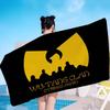 WU-T--TANG CLAN Microfiber Blanket Quick Drying Beach Towels Oversized Printing Super Absorbent Pool Towel Blanket