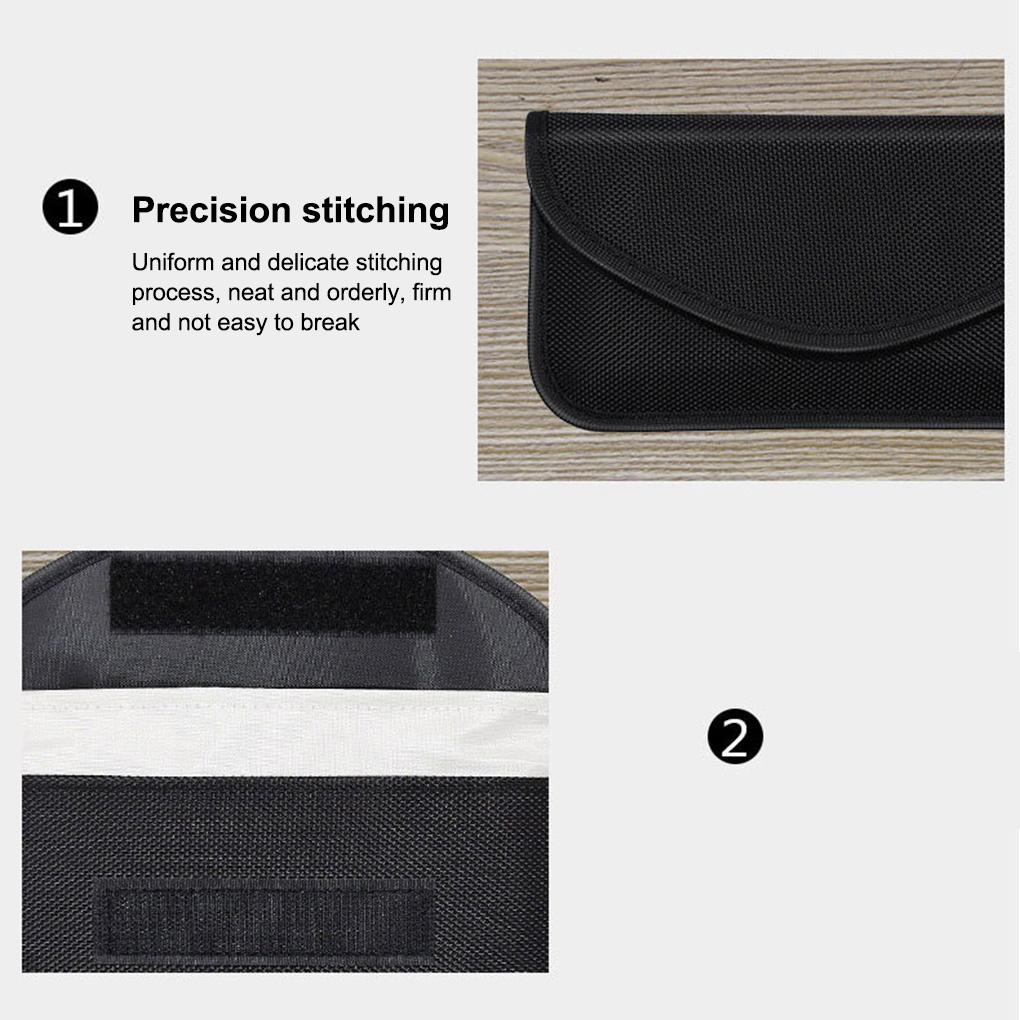 Signal Blocking Bag Anti-tracking Storage Protection Phone Wallet Reusable Smartphone Protector Shielding Pouch
