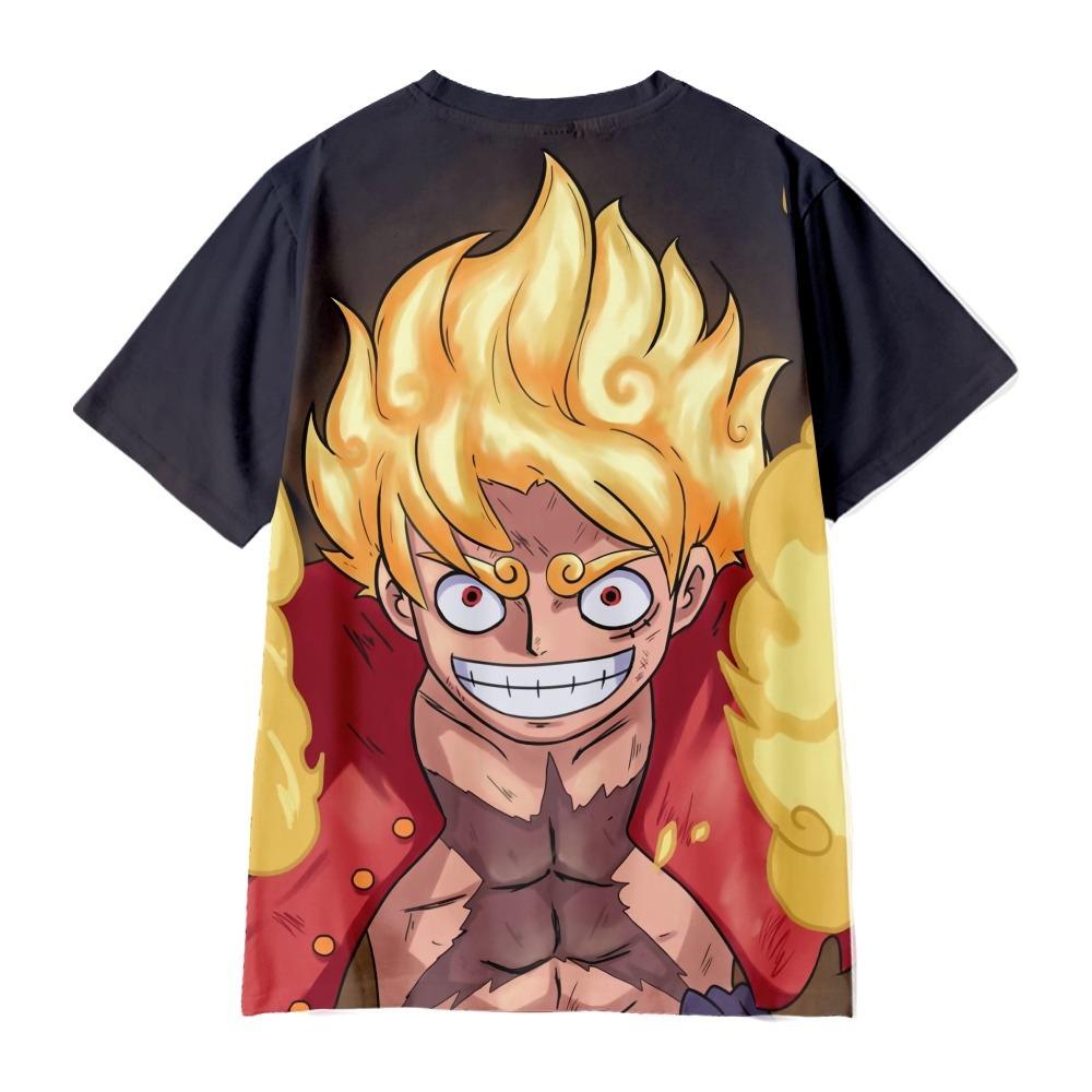 Funny Cartoon ONE PIECE T Shirt Cool Men's Tshirt O Neck Casual Unisex Streetwear Anime Fashion Tee