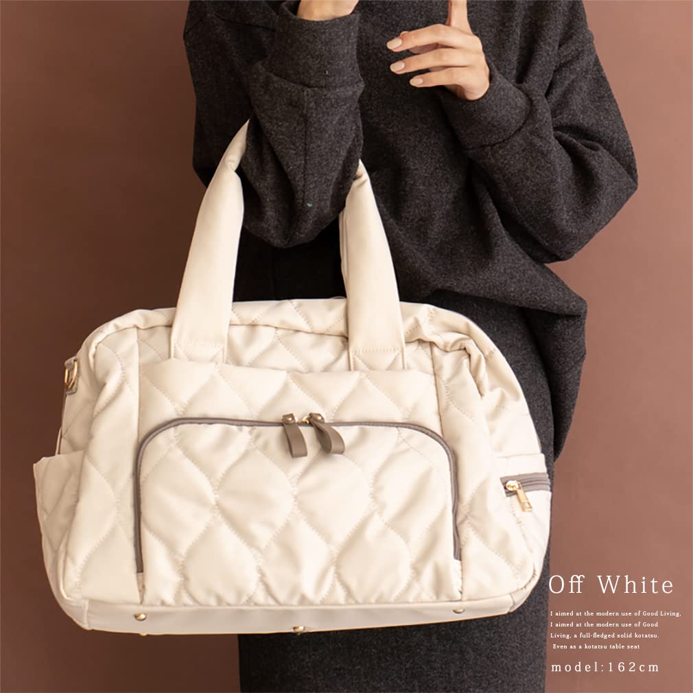 Sac à langer Gratante Multi-Rangement 2 Voies pour Femmes (Blanc)