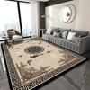 Chinese Classical Rug for Easy-Clean Living Room Coffee Table and Bedroom Cloakroom Non-Slip Decor