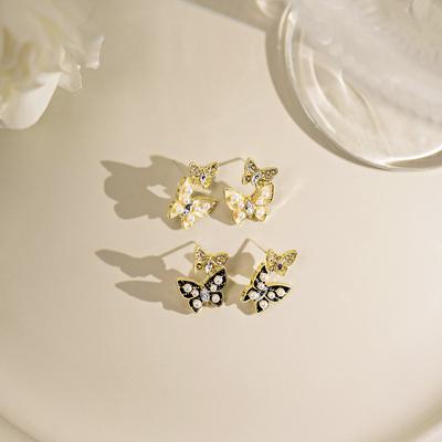 Daily Wear Minimalistic Butterfly Earrings with a Touch of Gentleness