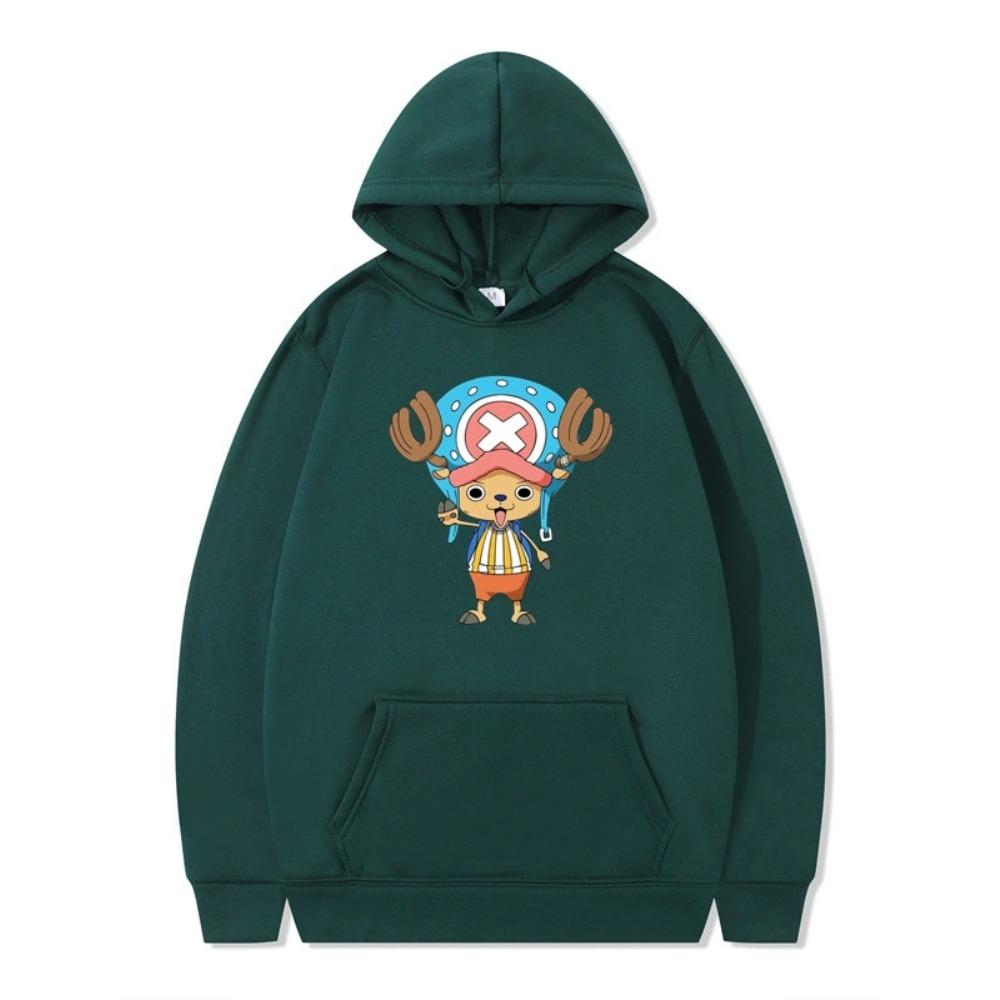 Mens Womens Hoodie ONE PIECE Anime Tony Tony Chopper Hoodies Streetwear Casual Cartoon Printed Hooded Pullover Sweatshirts