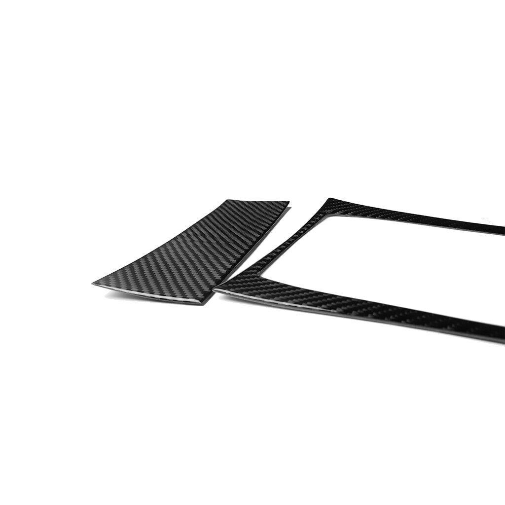 Carbon Fiber Gear Shift Panel Cover Trim For Mercedes-Benz C Class W204 2007-13