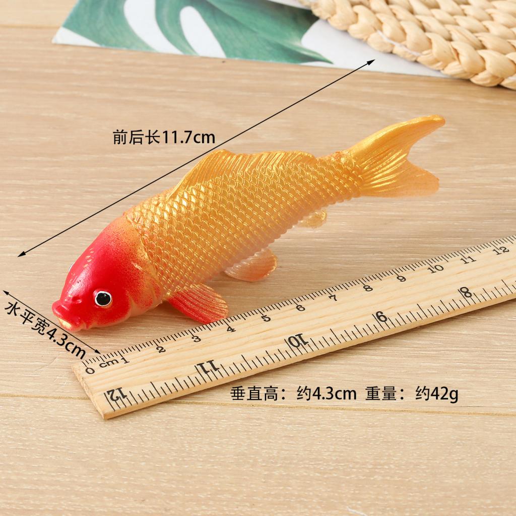 Realistic Koi Fish Aquarium Ornament Fish Tank Decoration Model for Water Flow Scene Landscape Educational Teaching Tool