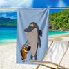 Ultra-Soft Beach Towel with Zig & Sharko Theme,Ideal for Pool - Camping, Diving - Perfect Travel Essential, Vibrant Beach Towel.