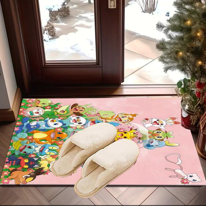 Cute Pika Adventure Carpet, Chair Rug,Rug for Office Bedroom living rooms, Doormat decor Fan Gift Christmas Gift
