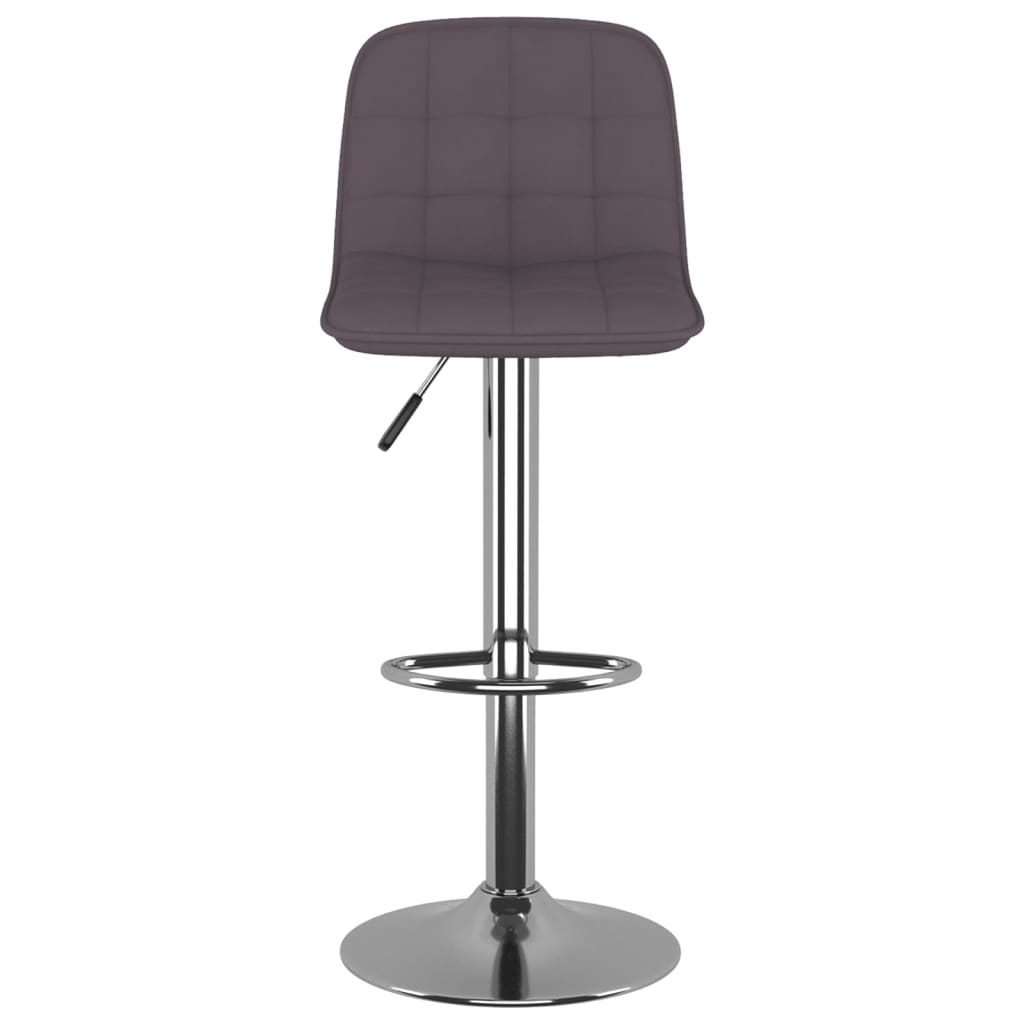Bar Stool Set of 2 Taupe Fabric