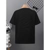 European sizes A Print T-Shirt, Suitable for Boys And Girls , Featuring Short Sleeves for Sports, Perfect for Summer Casual Wear