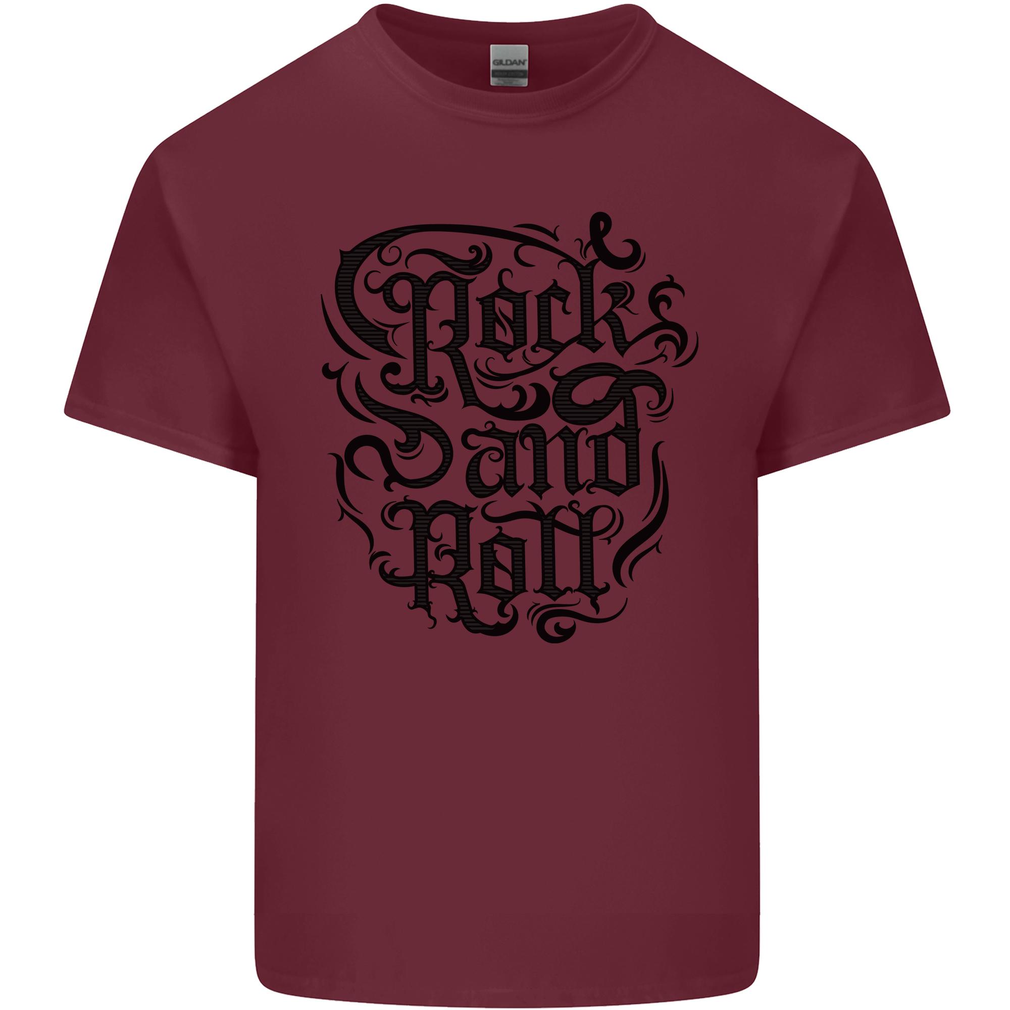 Rock and Roll Music Unisexs Light Cotton TShirt S