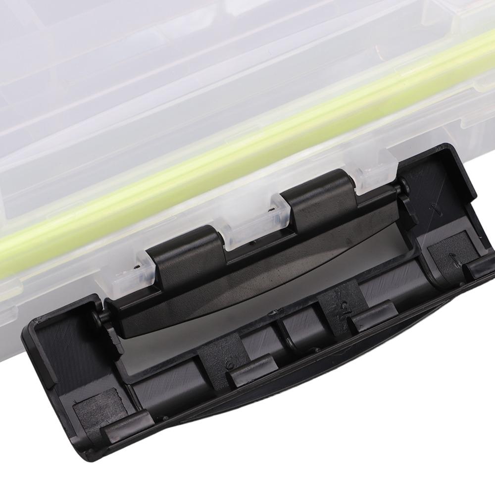 Transparent Lure Storage Box 27*17*5.3cm Fishing Organizer Box Fishing Tackle Box Outdoor Fishing