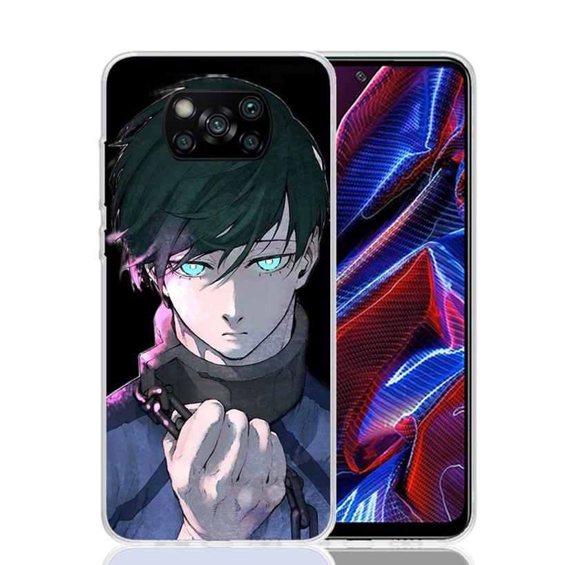 Football Anime Blue Lock Phone Case For Xiaomi Poco X7 X6 X5 Pro F7 Ultra Redmi 15C 15 13 13C 12 12C 10 10A 10C 9 9A 9C 9T Cover
