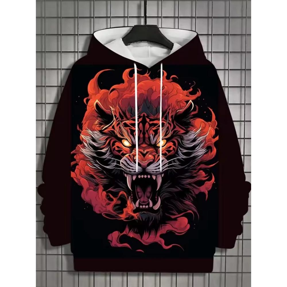 Japanese Samurai Ninja 3D Hoodie Pullover Jacket Cosplay Costume Anime 3D Sweatshirt Men's Casual Pullover