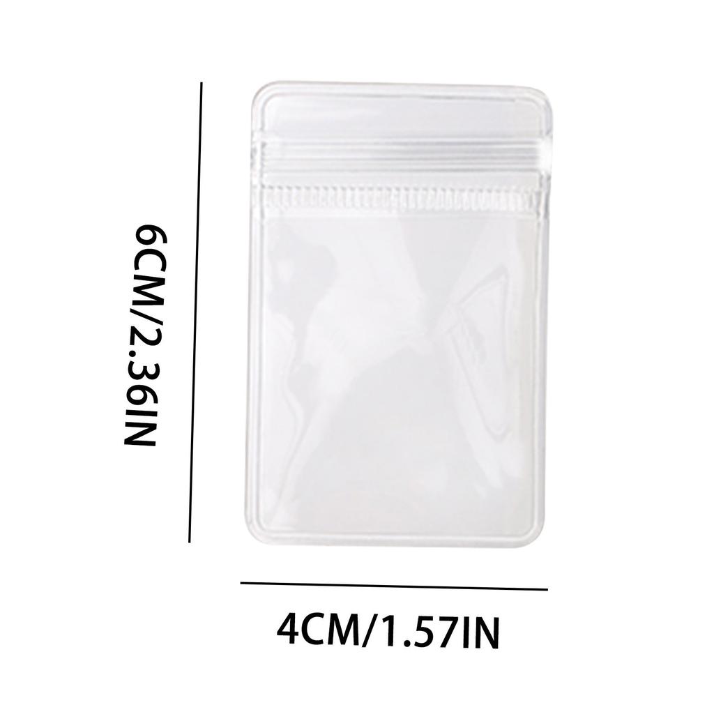 Transparent Storage Bag Earrings Necklace Hand Jewelry Box Portable Earrings Ring Storage Bag