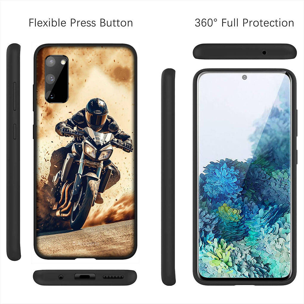 For iPhone 17 16 15 Xiaomi Poco F7 F8 X7 C85 C75 C71 M8 Redmi Note 14 13 12 11 Pro Max 14C 13C 15C A3 A4 Phone Case Moto Cross Motorcycle Mobile Cover