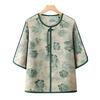 YUZHAOLIN Women's Mid-Aged Summer Chinese Style Tang Suit Blouse
