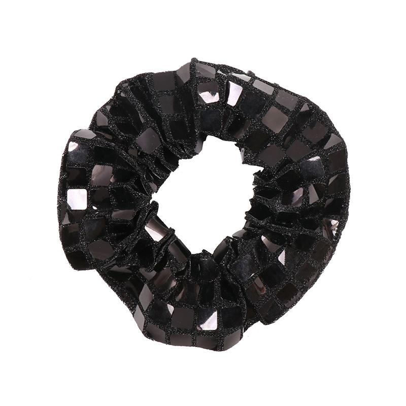 Pailletten Große Scrunchies Haarband Für Frauen Glitzerkugel Party Pferdeschwanzhalter Haargummis Mädchen Accessoires