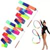 Dancing Ribbon Streamers Ribbons Stick, Colorful Gymnastics Ribbons for Kids Artistic Dancing and Rhythmic Gymnastics