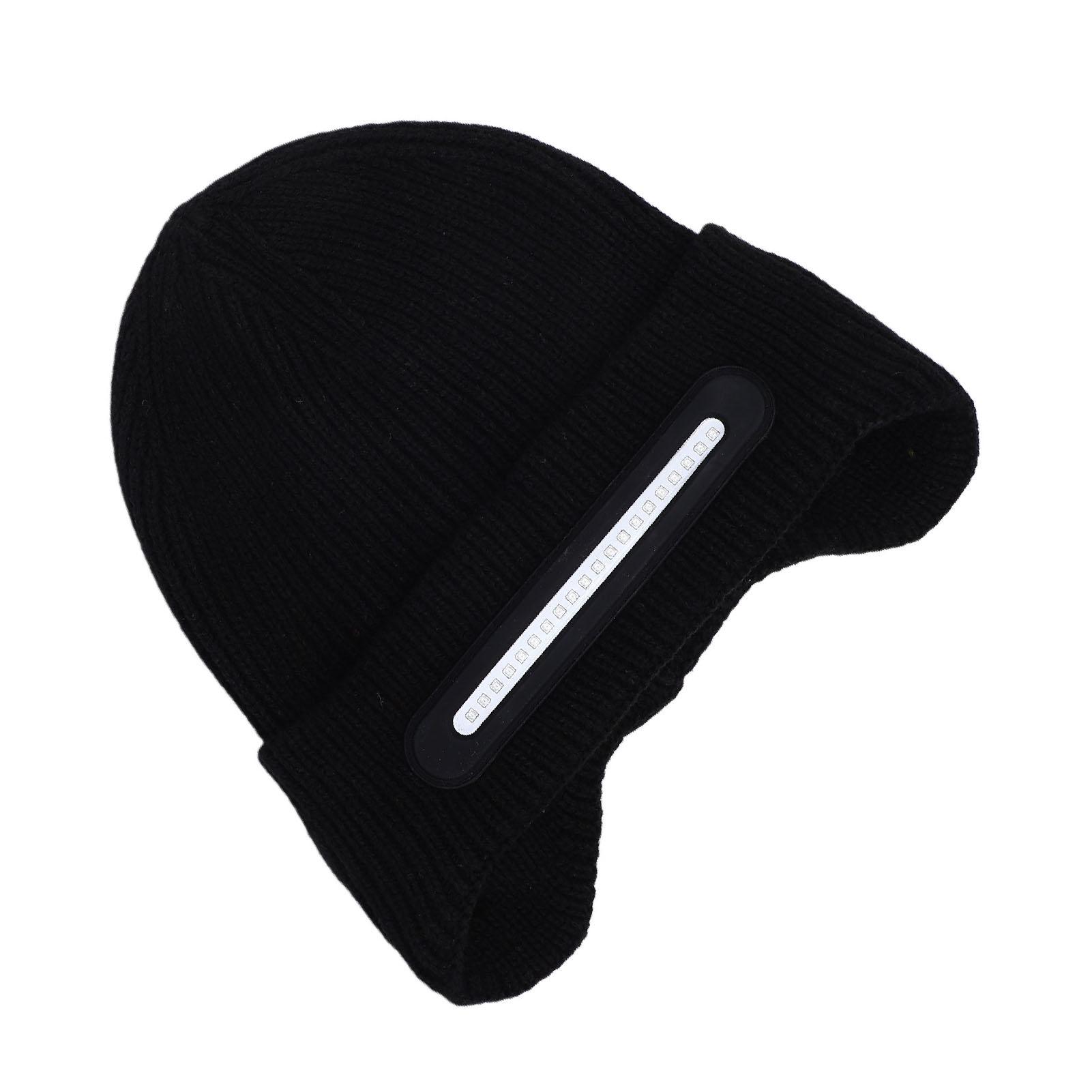 

Bluetooth Music Light Up Hat 20 LED Beads 5 Lighting Modes Rechargeable Warm Winter Hat Built in Mic and Speaker
