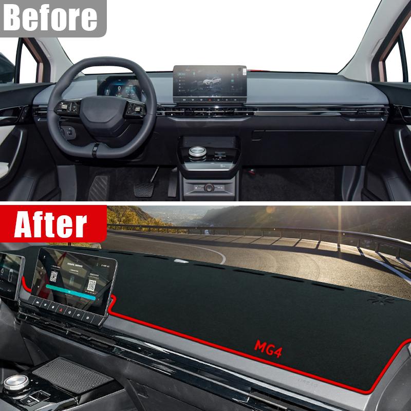 Pentru MG 4 MG4 EV Electric EH32 Mulan 2022 2023 2024 Huse Bord Auto Evită Lumina Pad Parasolar Anti-UV Covoare Măsuțe Antiderapante