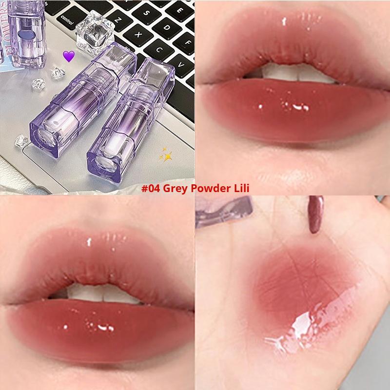 Dudu Lip Gloss Hydratační vodní lesk Glass Lip Glaze Mirror Lip Glaze Water Gloss Lip