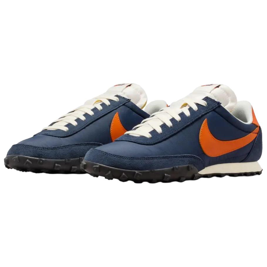 Nike Waffle Racer Mitternachtsblau Sicherheitsorange Unisex Sneaker Blau IM8658-400