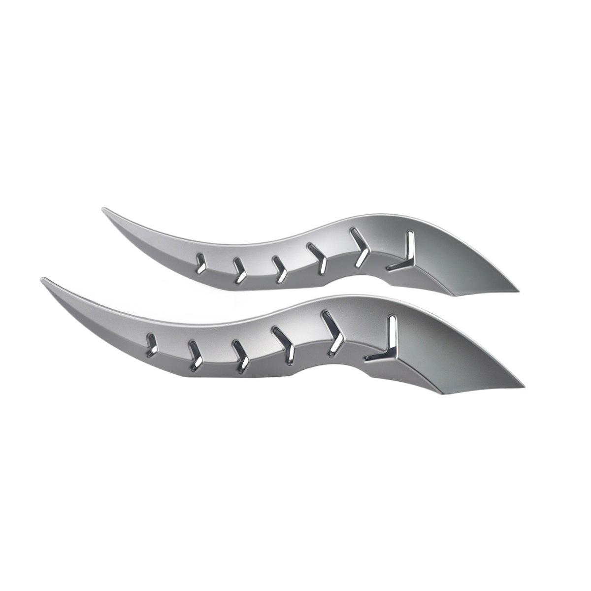 

Car Roof Dragon Horn Modification Car Dragon Corner Modification and Decoration 1Pair серебряный