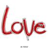 Wedding Wedding Room Decoration Supplies Qixi Festival Conjoined Letters Gradual Change And Write Love Aluminum Film Balloon