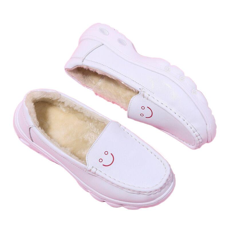 Shoes air cushion soft sole autumn and winter breathable not tired feet thick sole velvet medical care warm cotton shoes