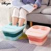 Foldable Foot Bath Tub – Portable, Covered Basin with Ergonomic Design, Suitable for Travel and Home Use
