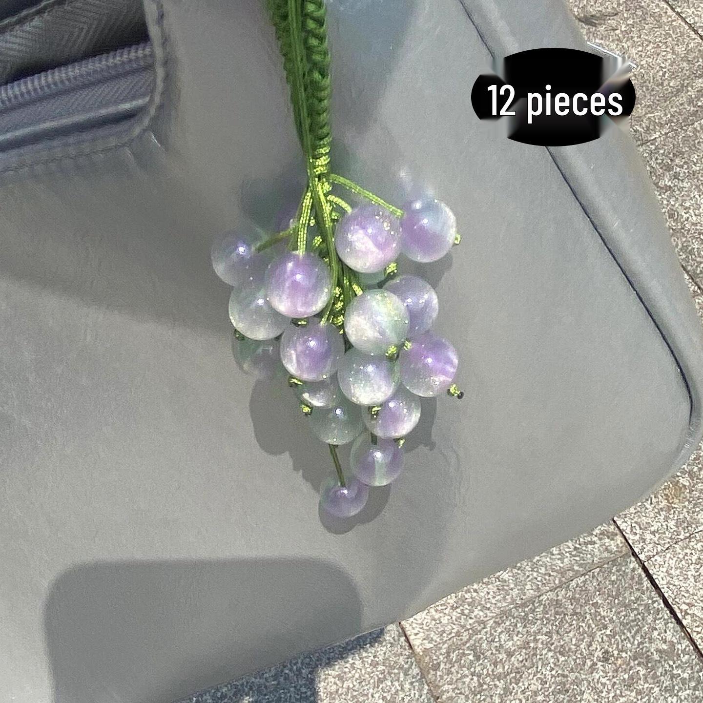 

Кулон-шарм для ключей из зеленого виноградного стекла, реагирующего на солнечный свет, для подарка лучшей подруге