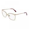 Eyeglasses Square Full Rim  Gold Frame And Clear Demo Lens Lens Sf2235710 Gold