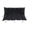 Outdoor Swing Cushion Polyester PP Cotton Splashproof Porch Seat Cushion Replacement with Straps