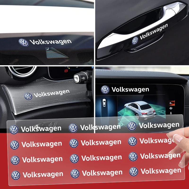 Adesivi Maniglia Portiera Auto Adesivi Protettivi Specchietto Retrovisore Accessori Auto per VW Volkswagen Golf Polo Passat Touran GTI