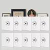 10 Pcs Strong Adhesive Hooks Picture Frame Poster No Drilling Hooks Waterproof Kitchen Bathroom Accessories Screw Hooks