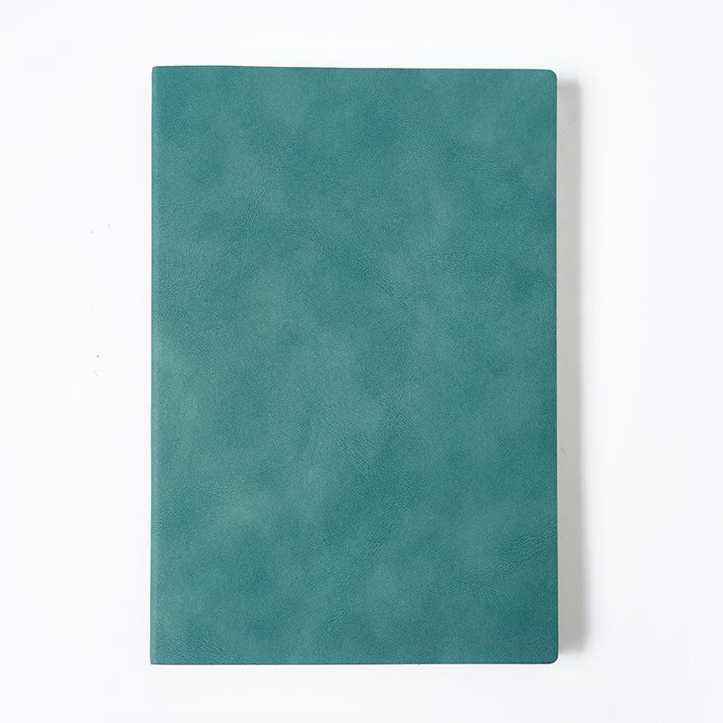 Suede-Feel Soft-Cover A5 Notebook Planner with Custom Logo