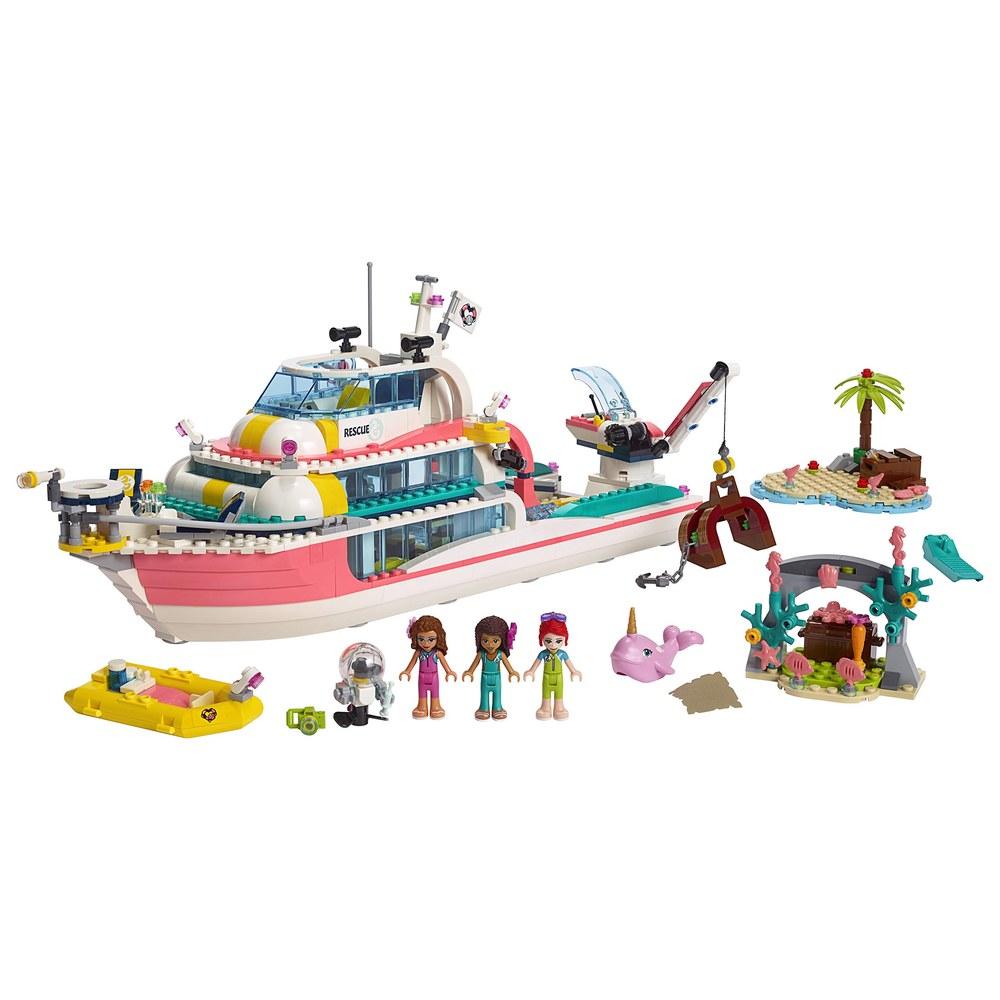 LEGO Friends Ocean Animal Rescue Cruiser 41381 Building Toy for Girls