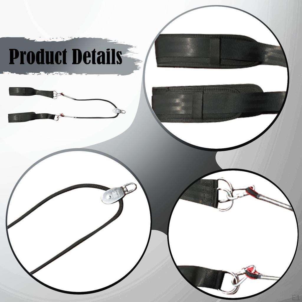 Short Track Speed Skating Belt Training Assist Band Traction Strap for Skill