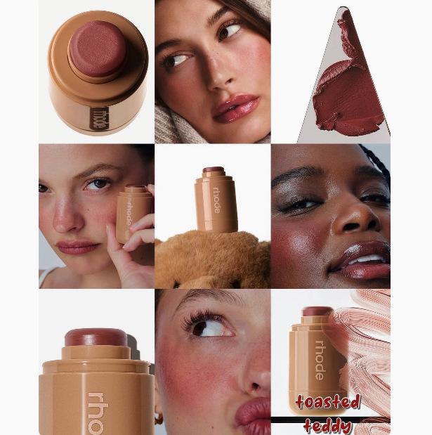 Rhode Blush Stick - Hailey Bieber Piggy/Freckle Dual-Use for Lips & Cheeks