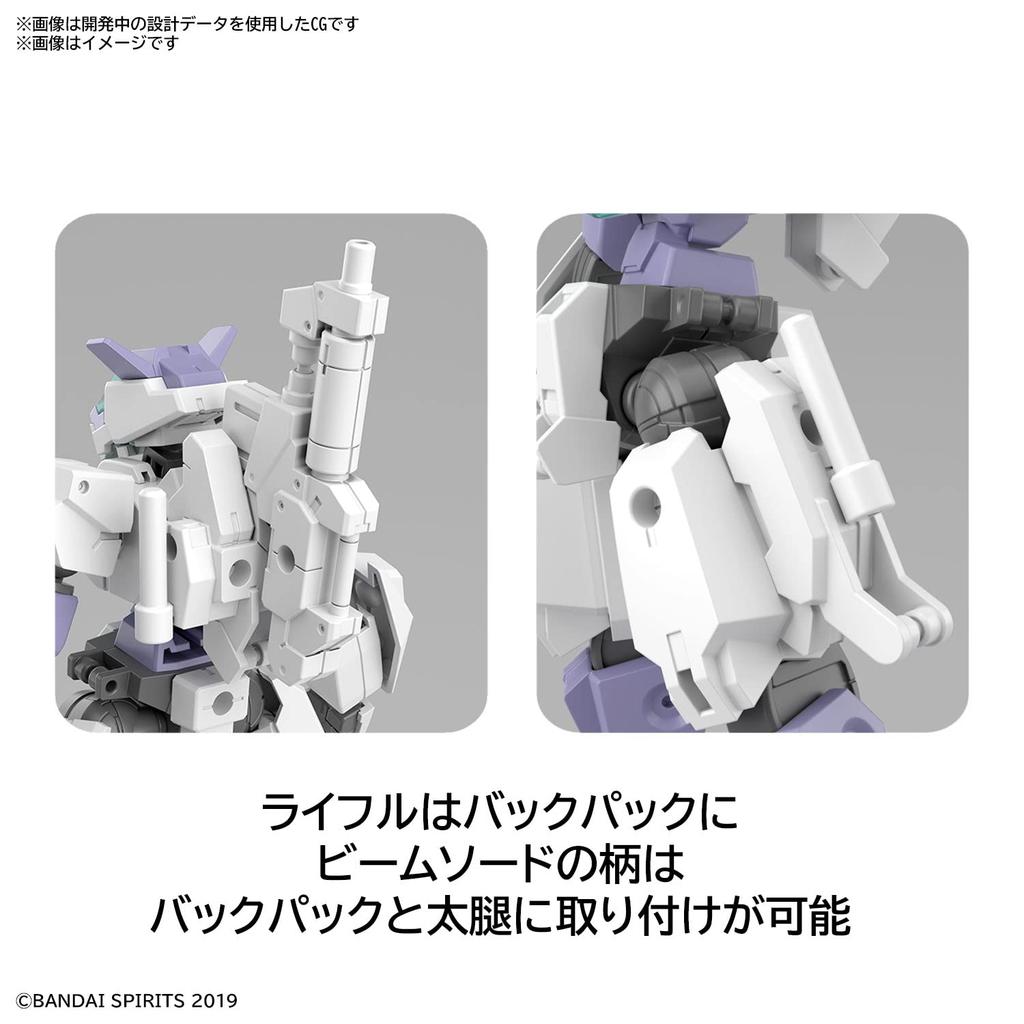 BANDAI SPIRITS 30MM Forestieri 01 Scale Plastic Model eEXM-S01U 1/144 Pre-Colored