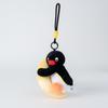 Portachiavi Peluche Pinguino Originale Bambola Ornamento per Zaini