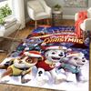 1Pc Paw Patrol Christmas Celebration Rug Office Carpet Indoor Outdoor Doormat Nonslip Soft And Comfortable Living Room Christmas Halloween Gift D91876