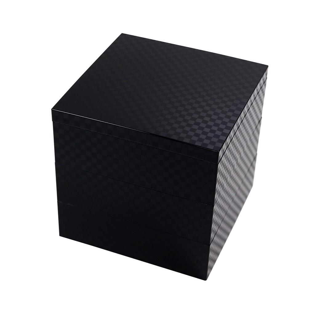 Osaka Choseido Chess 3 Yamanaka Original Cooler Bonus Perfect for Sports New Eve and More Box, Tiers, 15cm, Black, Lacquer, Bag, Included, Days,