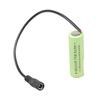 Dummy Battery Elimination Adapter Spacer 0V DC5.5x2.1mm/2.5mm 18650 Fake Battery Connectors Tube For Speakers Fan