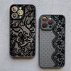 Elegant Lace Polka Dot Phone Case For Samsung Galaxy S26 S25 Ultra S24 S23 FE S22 S21 Plus S20 A73 A72 A71 A56 A55 A54 A16 Cover