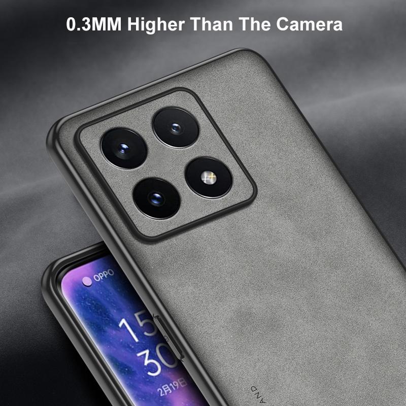 Für Xiaomi 14T Pro Hülle Luxus PU Leder Handyhülle Für Xiaomi Mi 14T Pro Mi14T 5G Rückseite Mattes Silikon Vollschutz