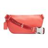 Coach Elias 23 Letter Logo Zip Classic Monogram Shoulder Crossbody Waist Bag Medium Men Bags Orange Brown CJ505-SVB10