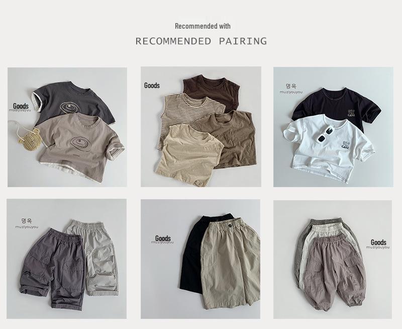 Dziecięca koreańska koszula w kratę wiatrówka - Lekka odzież wierzchnia na wiosnę/lato dla chłopców i dziewcząt 2025