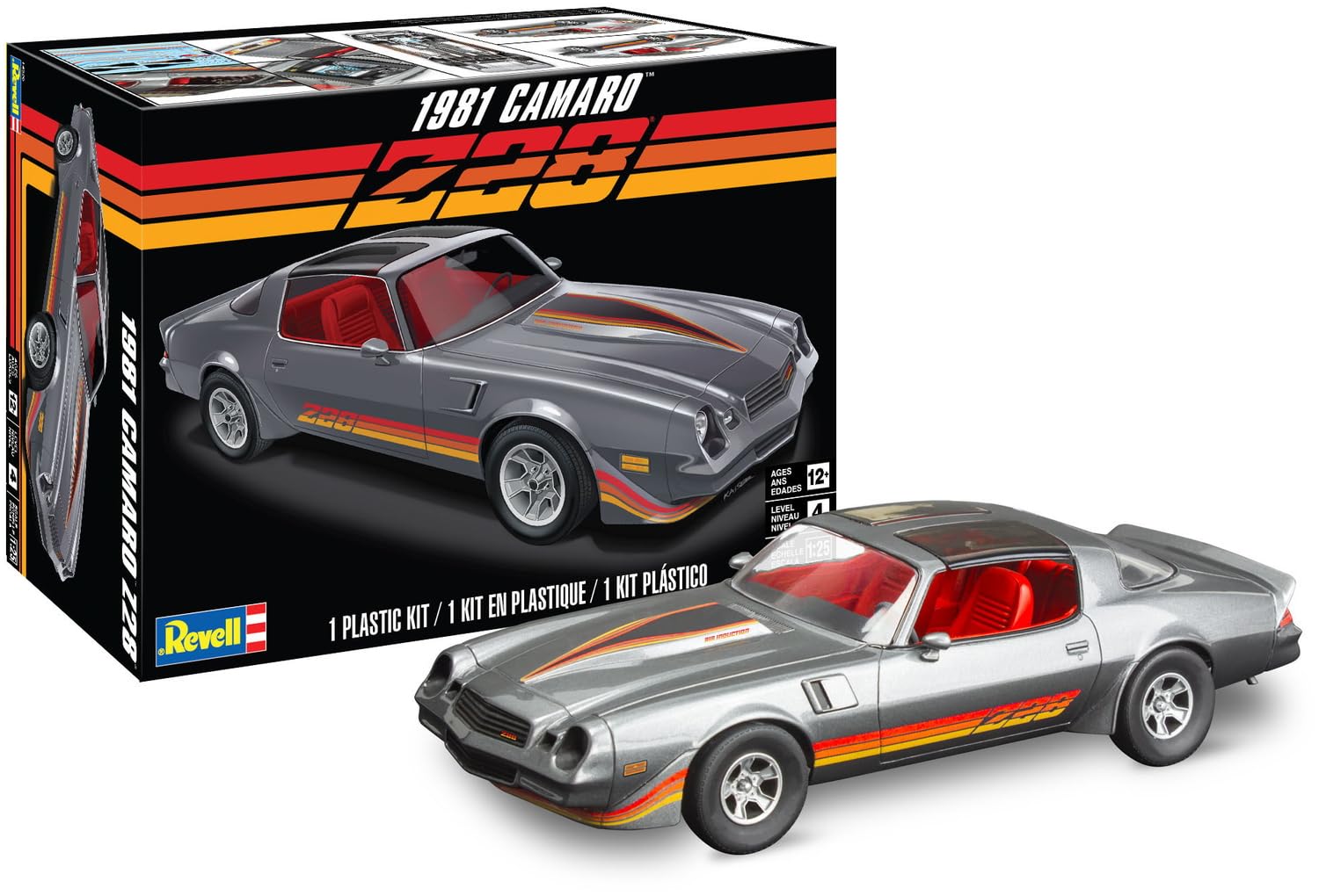 

Американский Revell 1981 Camaro Z28 Пластиковая модель 14526 1/25