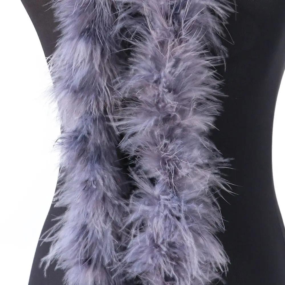 2M Feather Strip Boa Fluffy Feather Ribbon For Christmas Tree Costume Fancy Dress Wedding Party Apparel Sewing Craft Decoration